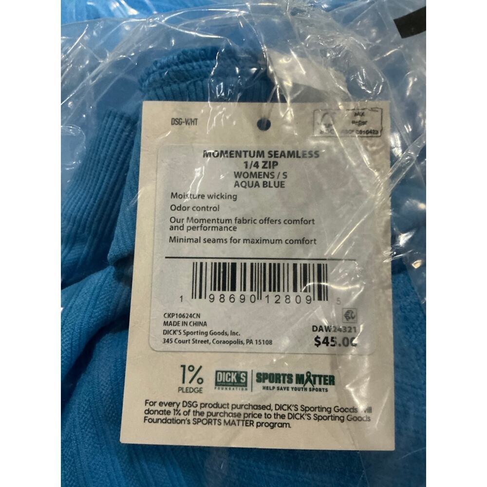 Women’s Momentum Seamless 1/4 Zip Size Small